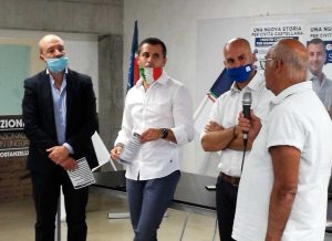 Civita Castellana - Rotelli e Procaccini al distretto ceramico insieme al candidato sindaco Luca Giampieri
