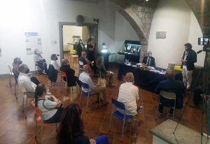 Viterbo - L'inaugurazione della mostra sul castello Baglioni di Graffignano