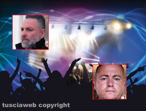 Mafia viterbese - Intimidazioni e attentati contro la discoteca (nei riquadri i boss Giuseppe Trovato e Ismail Rebeshi)