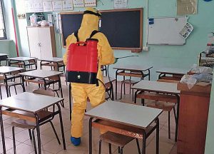 Coronavirus - Sanificazione delle scuole di Vetralla