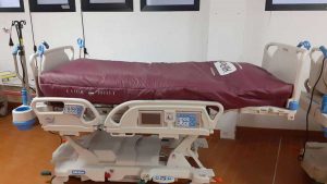 Uno dei nuovi letti per la terapia intensiva di Viterbo