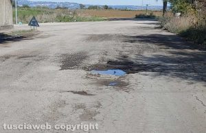 Viterbo - Cratere in strada Rinaldone
