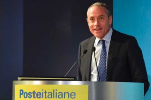 L'ad di Poste italiane Matteo Del Fante