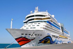 La nave AIDAblu di Costa crociere