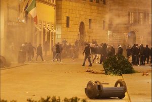 Firenze - La manifestazione non autorizzata