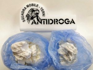 Terni - Arrestato 50enne di Grosseto perché in possesso di 180 grami di cocaina