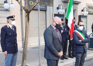 Terni - La commemorazione del poliziotto Cesare Mazzieri