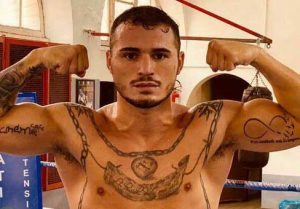 Il pugile Michael Magnesi