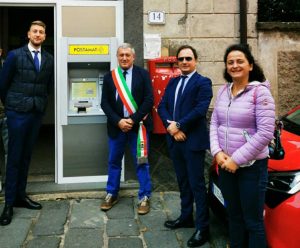 inaugurati due nuovi Atm Postamat a Carbognano e Lubriano