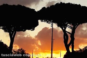 Viterbo - Un tramonto