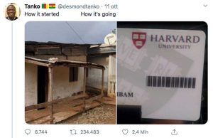 Il tweet di Desmond Tanko Jumbam