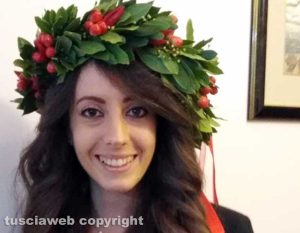 La neo dottoressa Manuela Moretti