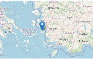 Terremoto nel mar Egeo