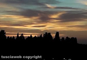 Pennellate di colore al tramonto...