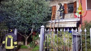 Seriate - L'intervento dei vigili del fuoco