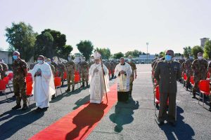 Civitavecchia - Il vescovo Ruzza visita la caserma D'Avanzo