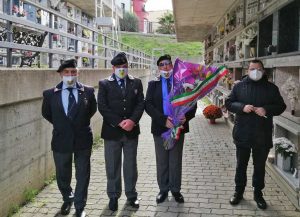 La delegazione Ansi Civitavecchia commemora Roberto Cuomo
