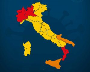 Dpcm del 3 novembre 2020 - La suddivisione in zone gialle, arancioni e rosse in base al rischio di contagio