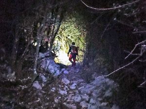 Un intervento del Soccorso alpino e speleologico