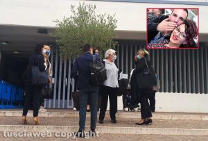 Omicidio Arcuri - I familiari di Andrea Landolfi in tribunale