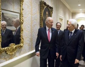 Joe Biden e Sergio Mattarella