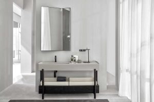 Civita Castellana - Il lavabo Plinio di ceramica Cielo