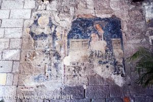 Viterbo - L'affresco di Matteo Giovannetti