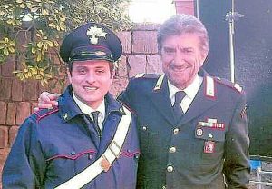 Fabio Valentini con Gigi Proietti