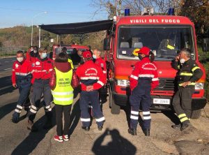 Viterbo - Associazione nazionale carabinieri e vigili del fuoco in campo per le ricerche di Giuseppe Maravigna