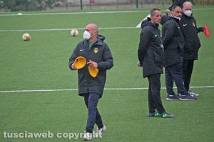 Sport - Calcio - Viterbese - Il primo allenamento di Roberto Taurino