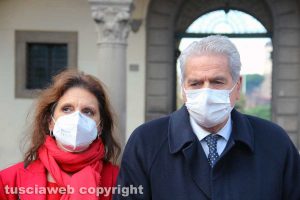 Giovanni Arena e Laura Allegrini