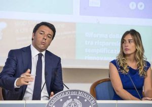 Matteo Renzi e Maria Elena Boschi