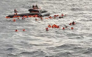 Naufragio nel mar Mediterraneo