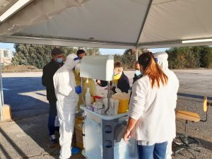 Roma - Coronavirus, attivato drive-in al Policlinico di Tor Vergata