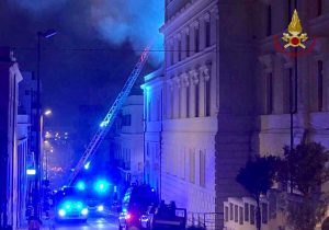Reggio Calabria - Incendio alla Corte d'appello