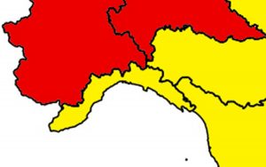 La Liguria inserita tra le regioni gialle
