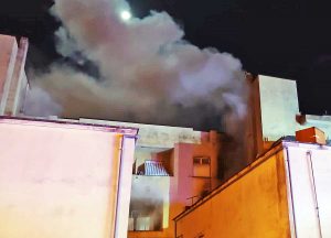 Tuscania - Incendio in un appartamento