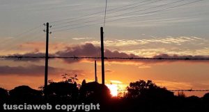 Tramonto in campagna