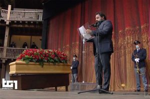 Roma - La diretta su Rai1 dei funerali di Gigi Proietti - Enrico Brignano