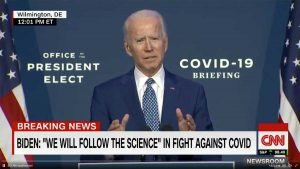 Joe Biden all'incontro Covid