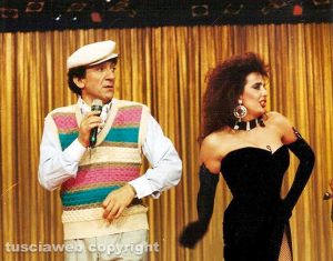 Elisabetta Lupetti con Gigi Proietti