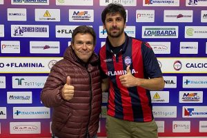 Sport - Calcio - Flaminia - Francesco Bravini e Wilson Cruz