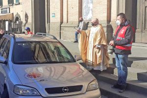 Soriano nel Cimino - Il nuovo mezzo di trasporto della Caritas