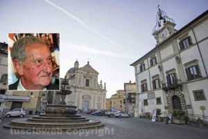 Una veduta di Ronciglione - Nel riquadro: l'avvocato Giovanni Meli
