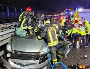 Milano - Incidente in tangenziale a Milano