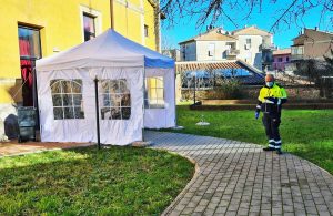 Coronavirus - Tamponi a Oriolo Romano con il supporto della protezione civile