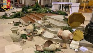 Torino - Danneggiata la chiesa Maria Regina della Pace