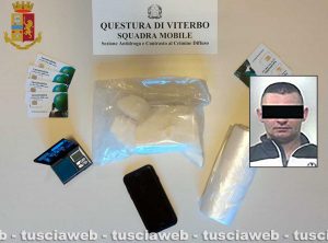 Viterbo - Polizia - Operazione Nuova alba - Nel riquadro: Julian Tare