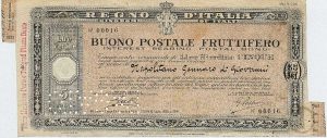 Buono postale 1925