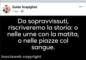 I post della pagina Facebook Guido Scapigliati